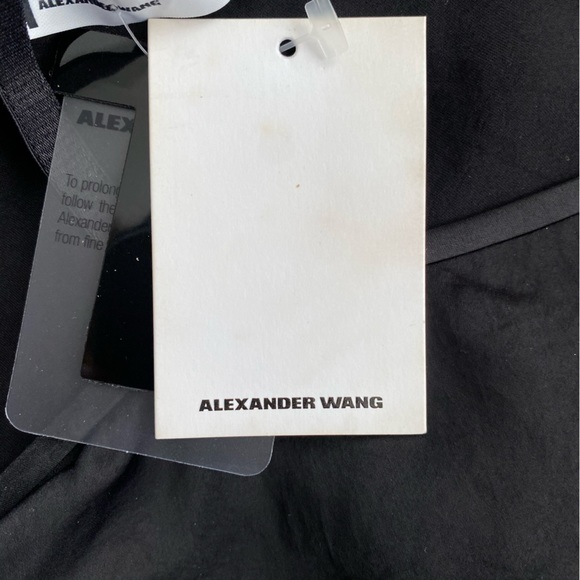 Alexander Wang NWT One Shoulder Ruched Dress - Picture 8 of 9